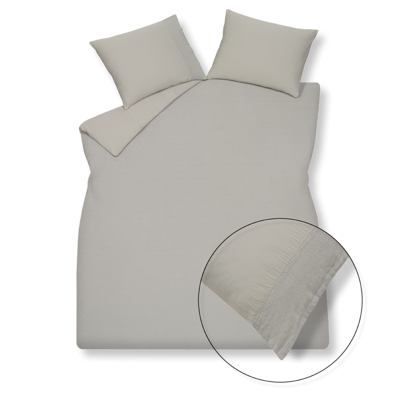 vandyck PURE 07 dekbedovertrek | coolgrey stone
