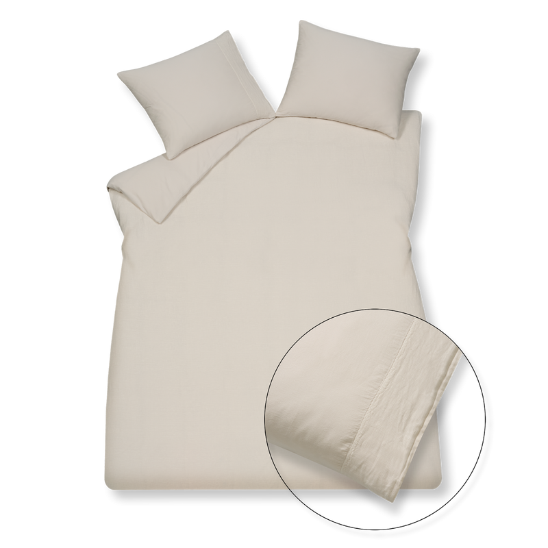 vandyck PURE 07 dekbedovertrek | cream tan stone