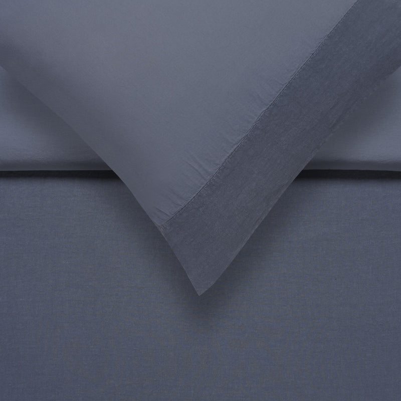 vandyck PURE 07 dekbedovertrek | faded denim stone