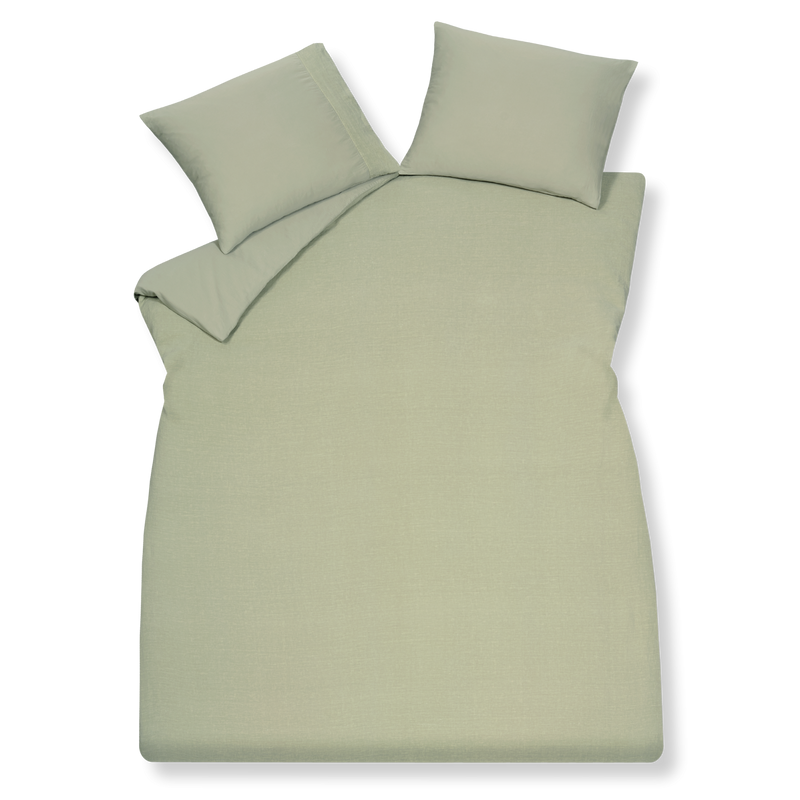 Vandyck PURE 07 Dekbedovertrek | Light Olive Stone