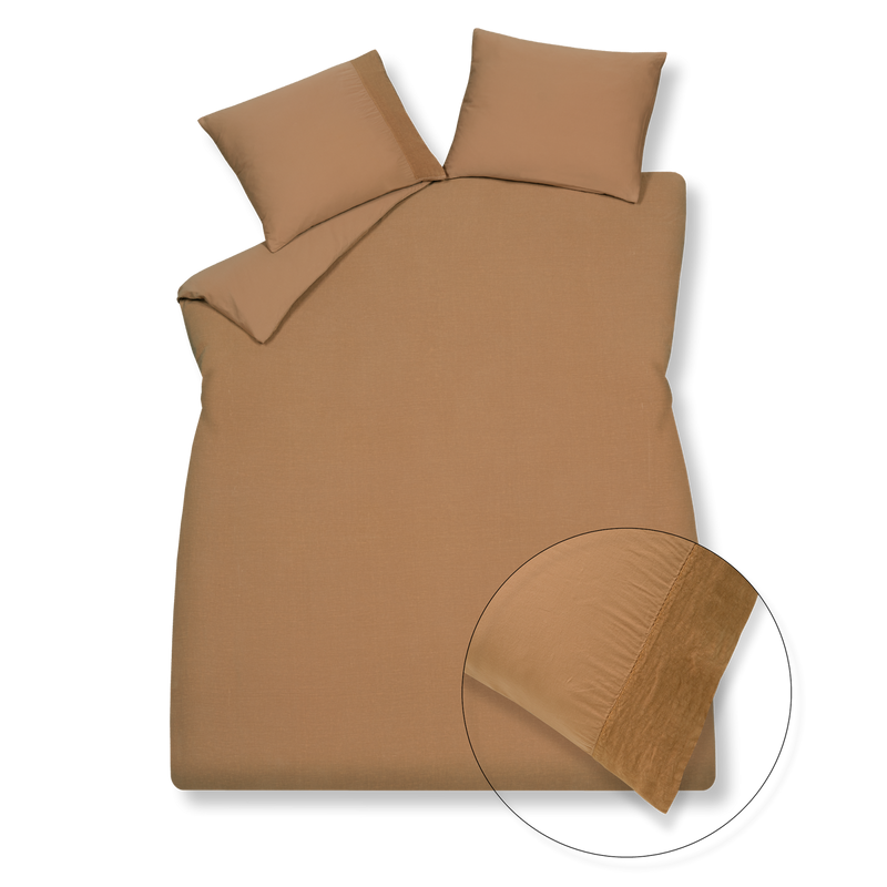 vandyck PURE 07 dekbedovertrek | toffee stone
