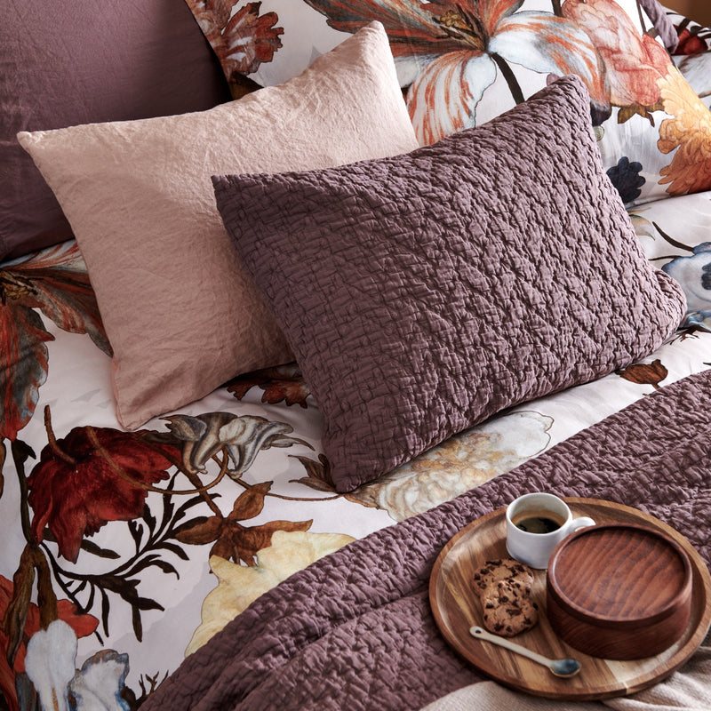 Vandyck PURE 10 Sprei | Brownie Blue Ink