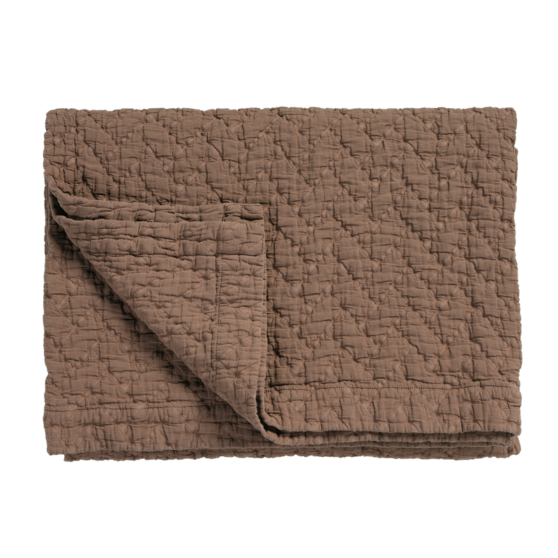 vandyck PURE 10 sprei | brownie blue ink