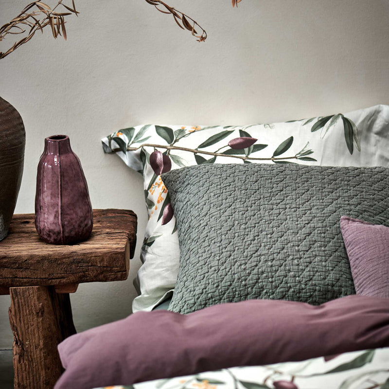 Vandyck PURE 10 Sprei | Sage Green Blue Ink