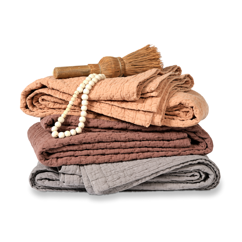 Vandyck PURE 10 Sprei | Steelgrey Blue Ink