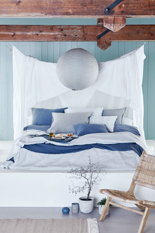 Vandyck PURE 28 Dekbedovertrek | Faded Denim Grey