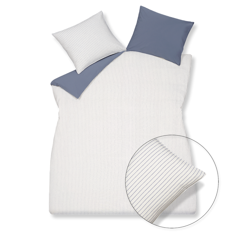 vandyck PURE 28 dekbedovertrek | faded denim grey