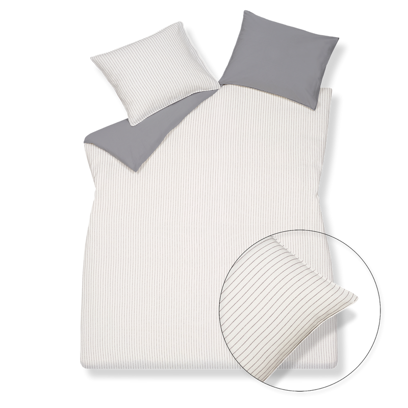 vandyck PURE 28 dekbedovertrek | grey grey