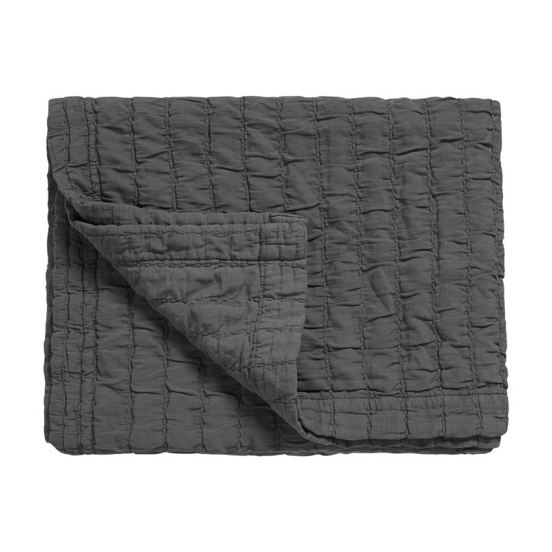 vandyck PURE 64 sprei | off black cream tan