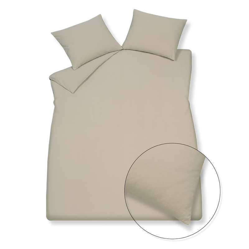 vandyck PURE 66 dekbedovertrek | linen light stone