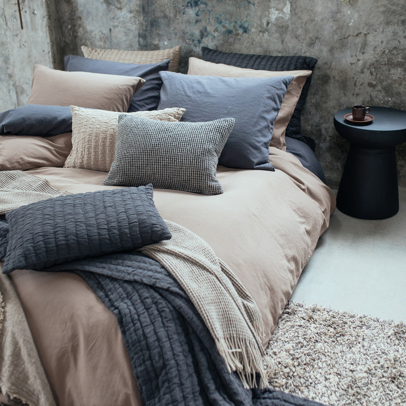 Vandyck PURE 66 Dekbedovertrek | Taupe Light Stone