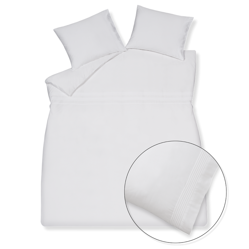 vandyck PURITY RAVELLO XL dekbedovertrekset | white