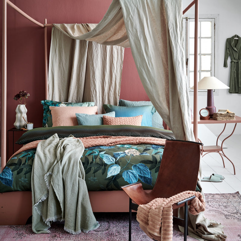 Vandyck RIVER Dekbedovertrek | Olive