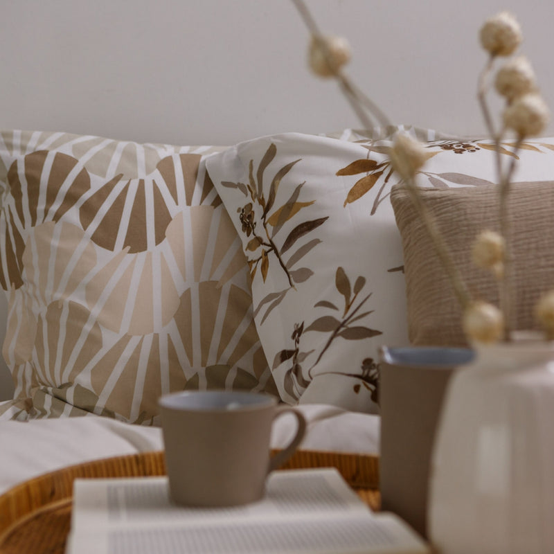 Vandyck SANDY BEACH Dekbedovertrek | Latte