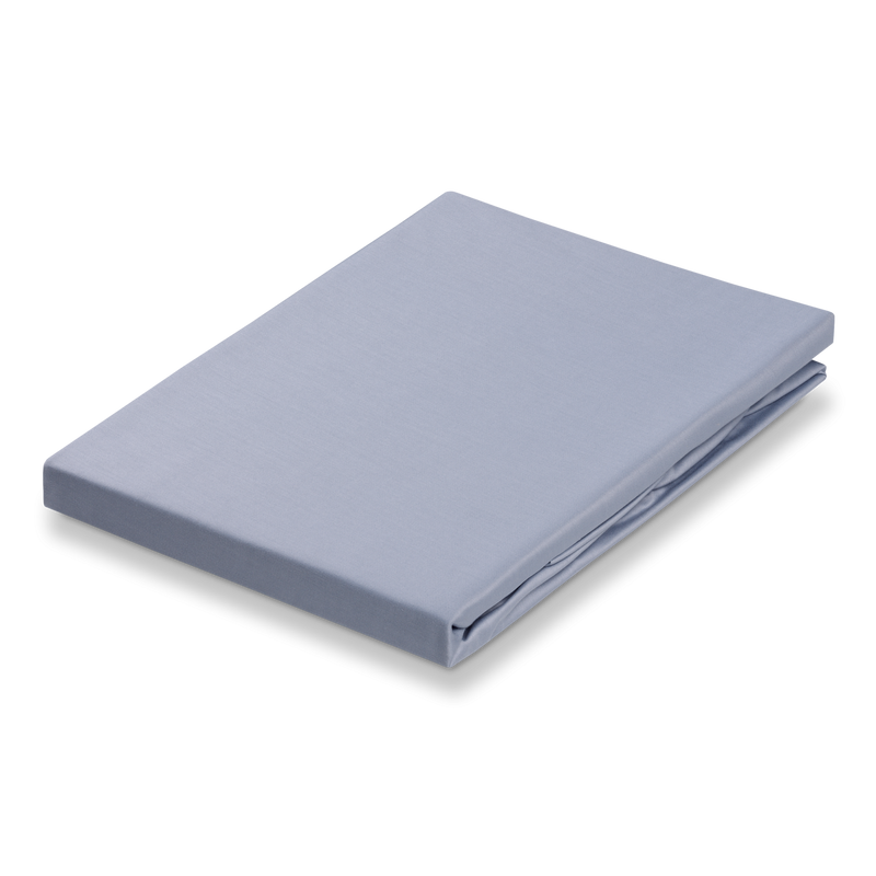 vandyck SATIJN hoeslaken | metal blue white