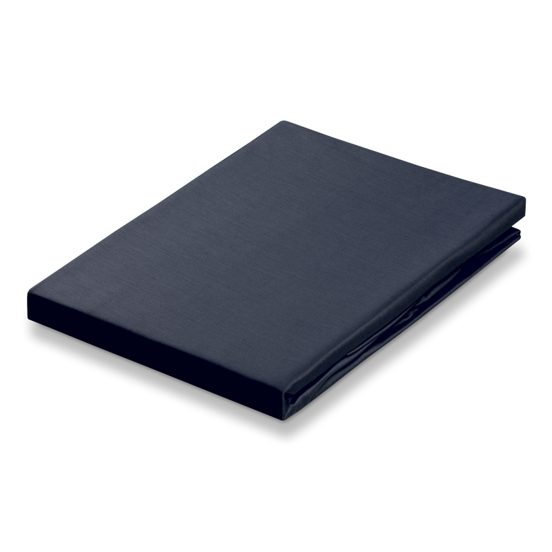 vandyck SATIJN hoeslaken | navy white