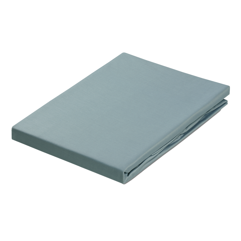 vandyck SATIJN hoeslaken | pearl blue white