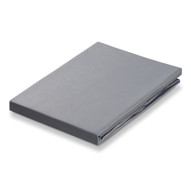 vandyck SATIJN hoeslaken | steelgrey white