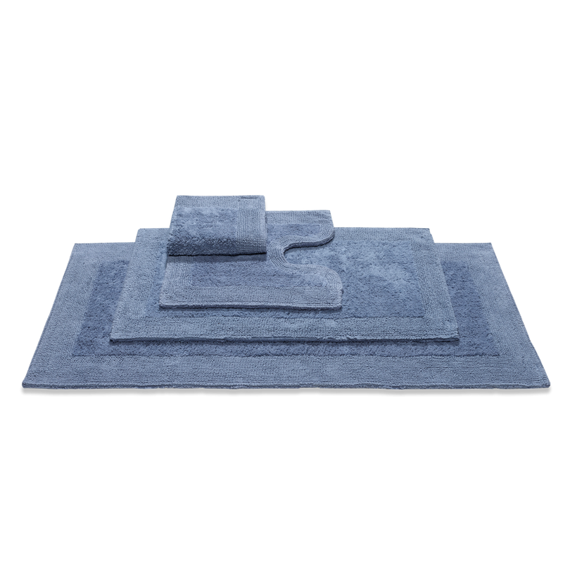 vandyck SCALA LUXURY badmat | vintage blue natural