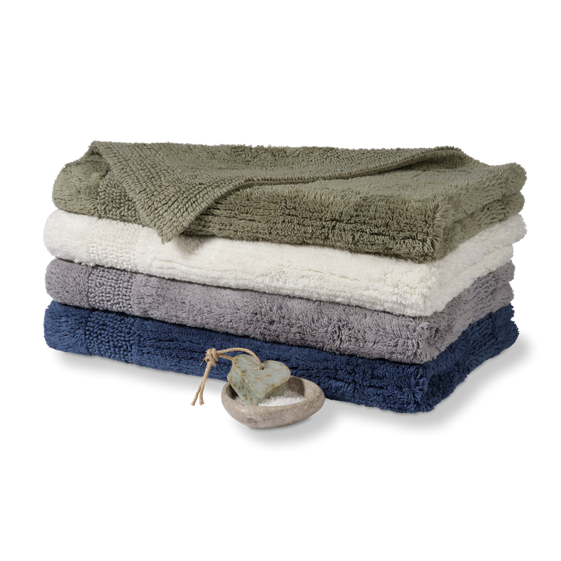 vandyck SCALA ORGANIC badmat | ivory steelgrey