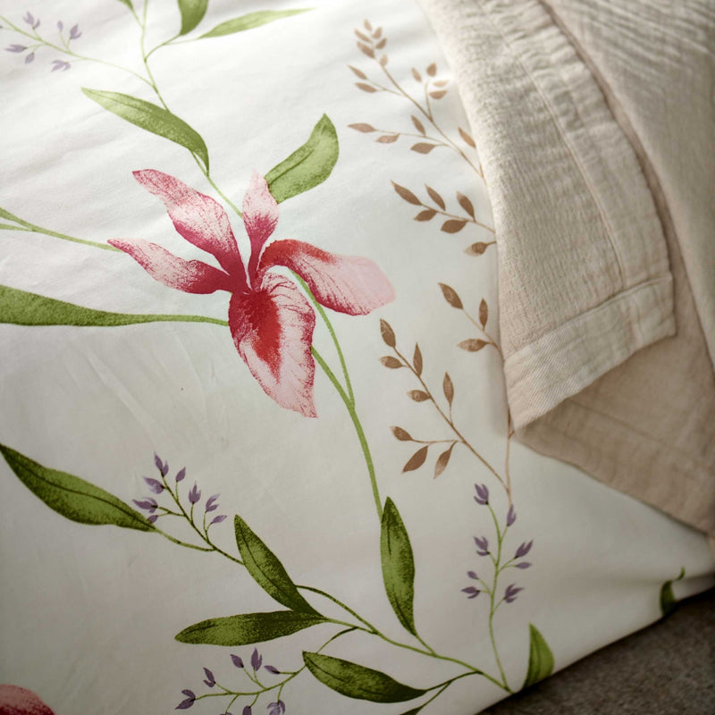 Vandyck SERENE FLOWER Dekbedovertrekset | Offwhite