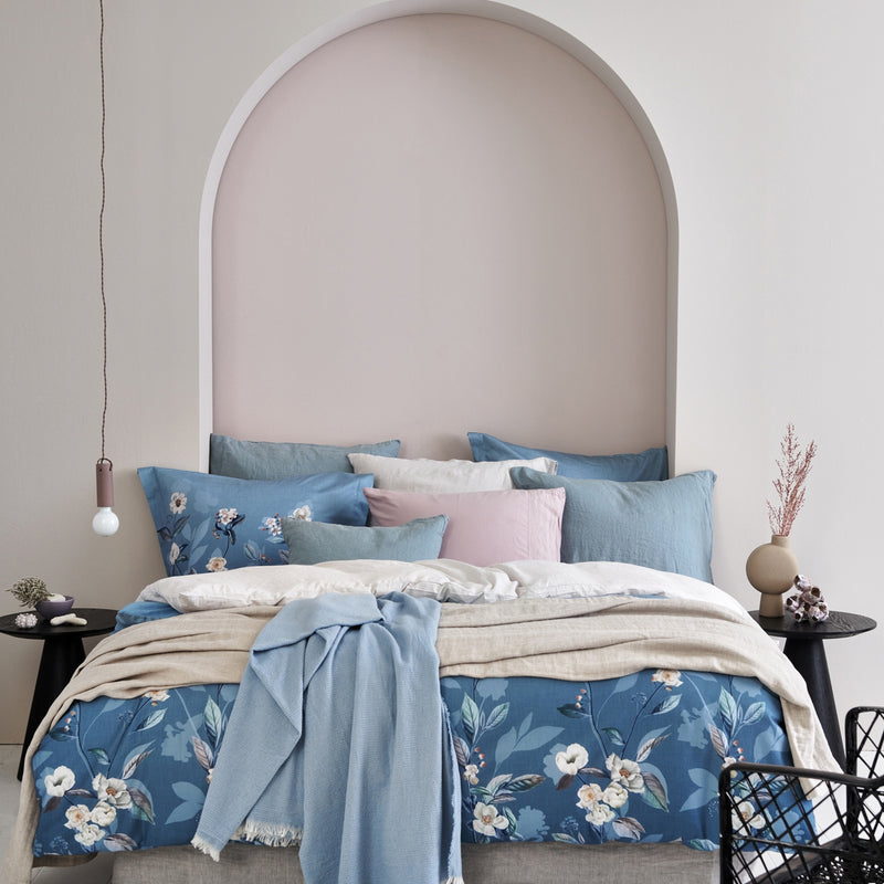 Vandyck SOFT ROSE Dekbedovertrek | Blue Sky