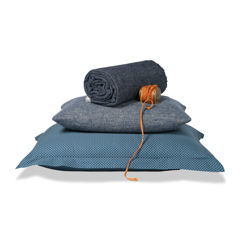 Vandyck SPARKLES Dekbedovertrek | Navy Sage Green