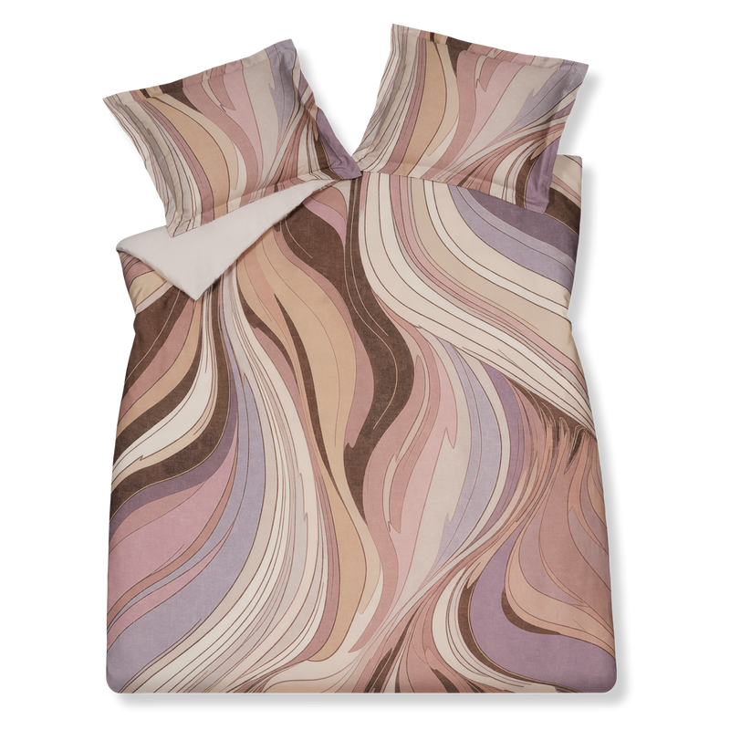 vandyck SWIRLS dekbedovertrekset | moonscape