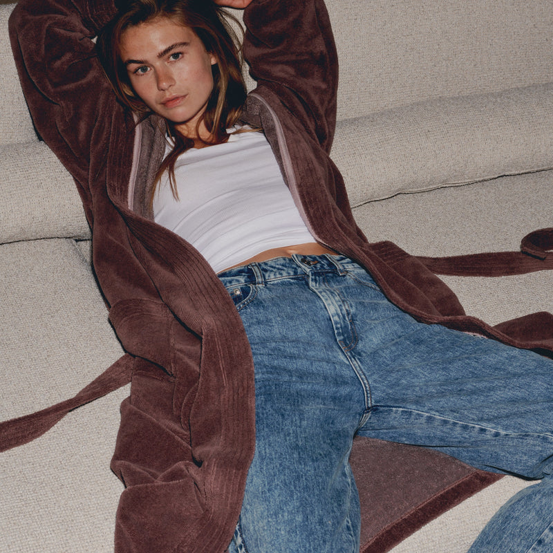 Vandyck TAYLOR Badjas | Moonscape Olive