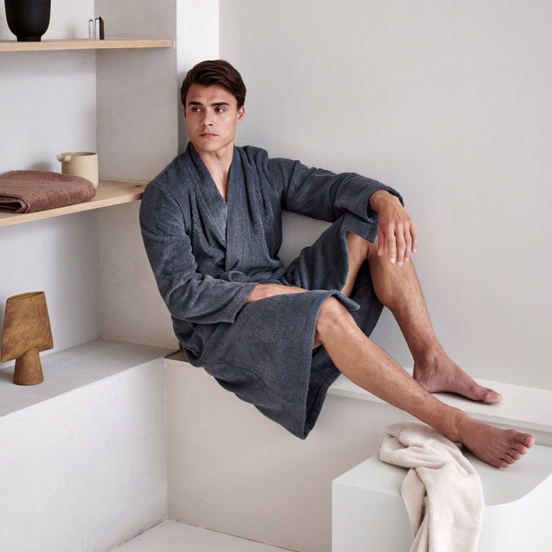 Vandyck TOLEDO Badjas | Oceanview Steelgrey