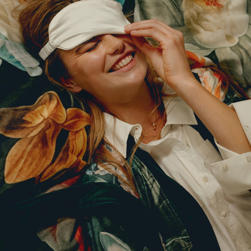 Vandyck VIVIAN Badjas | Blue Ink