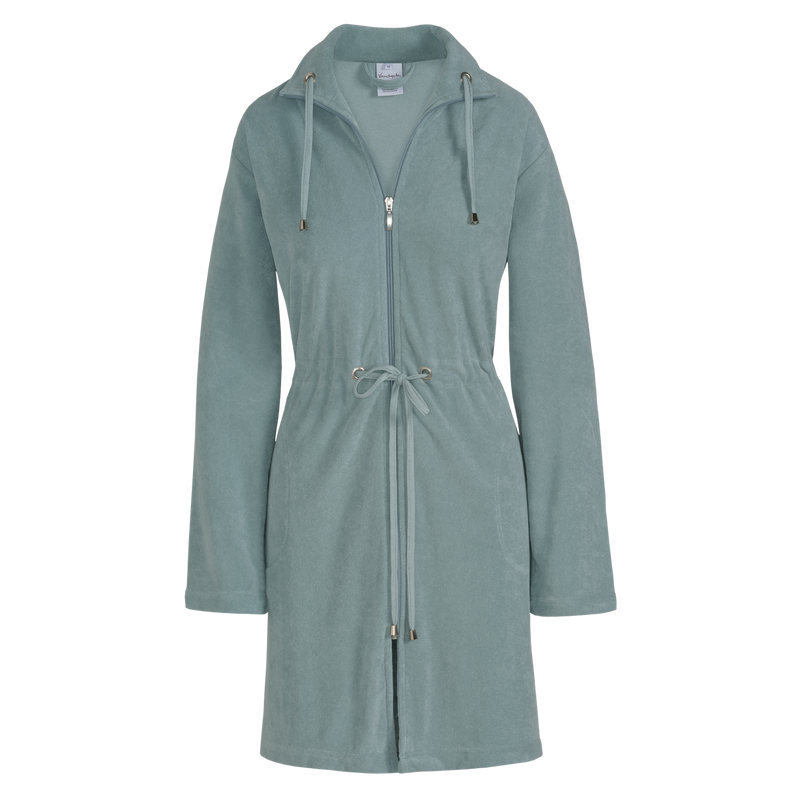 vandyck VOGUE badjas | mineral blue ash rose