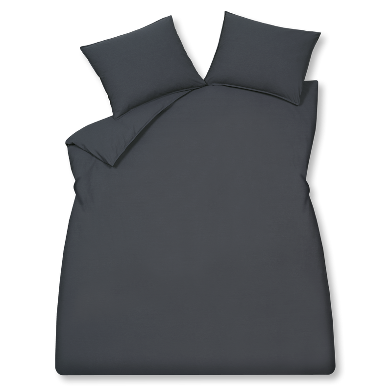Vandyck WASHED COTTON Dekbedovertrek | Blue Ink Ash Rose