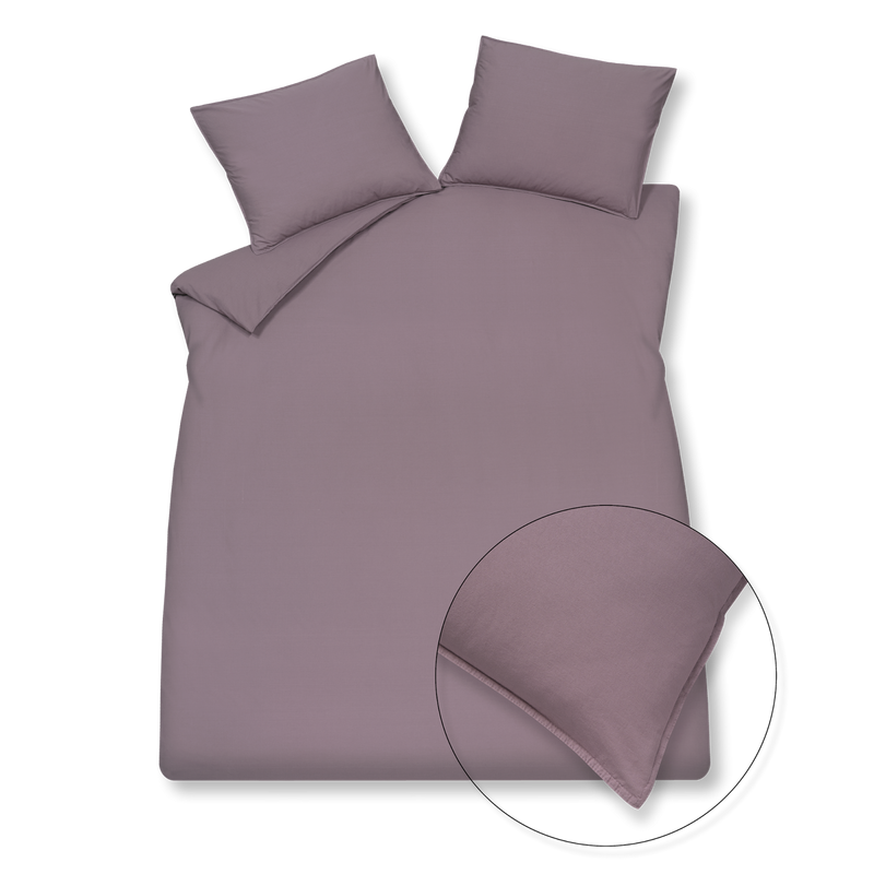 Vandyck WASHED COTTON Dekbedovertrek | Moonscape Ash Rose