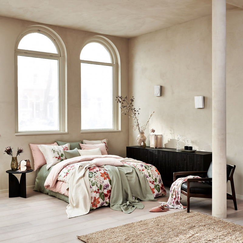 Vandyck WASHED COTTON Dekbedovertrek | Pale Pink Ash Rose