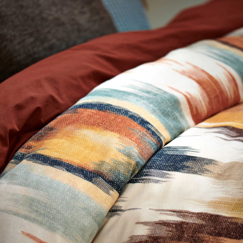 Vandyck WASHED COTTON Dekbedovertrek | Rusty Brown Ash Rose