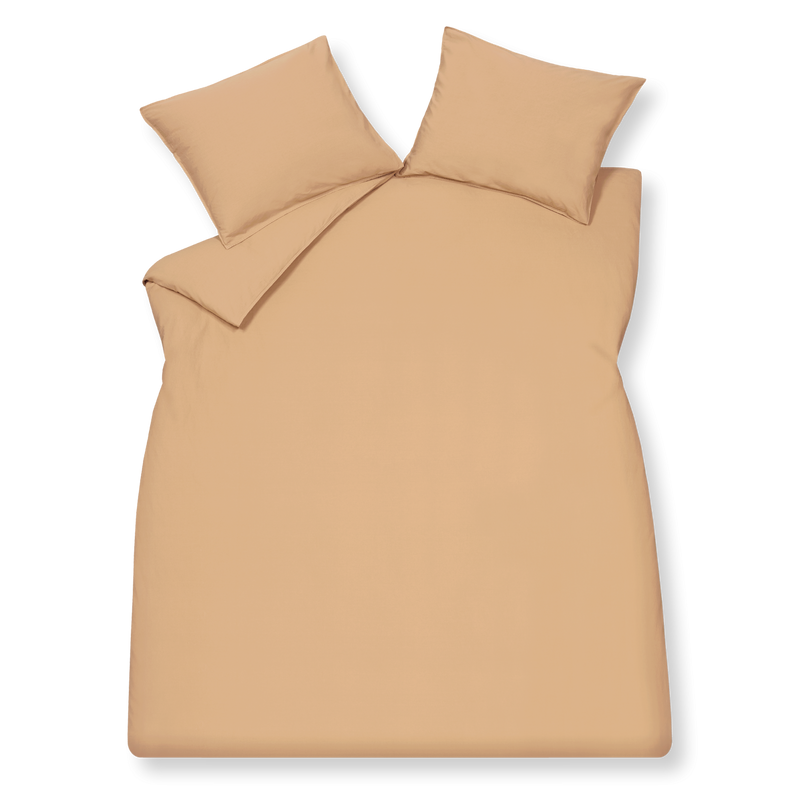 Vandyck WASHED COTTON Dekbedovertrek XL | Apricot Blush Martini Olive