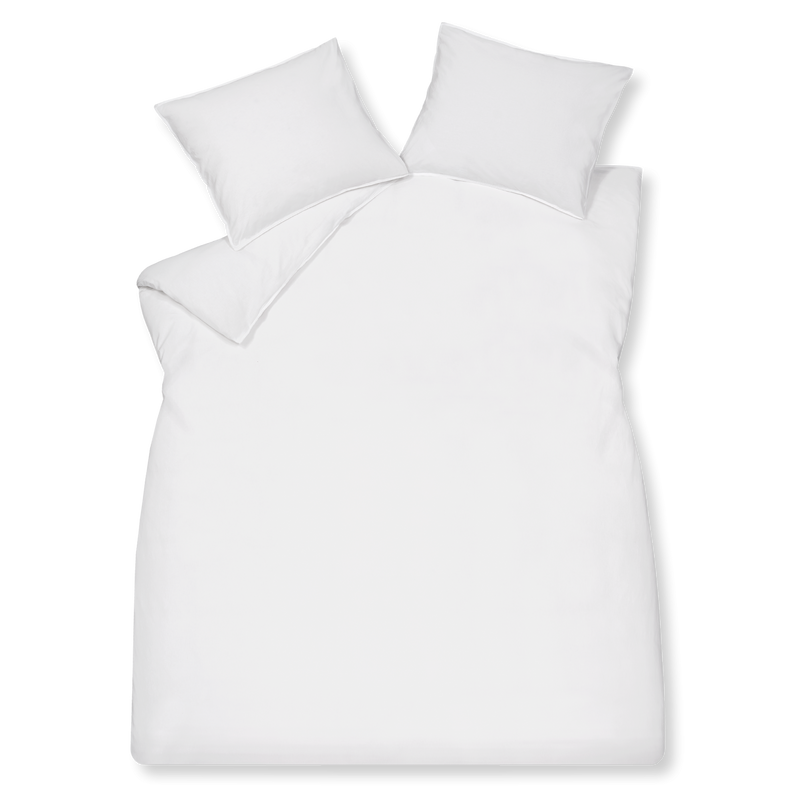 vandyck WASHED COTTON dekbedovertrek XL | white martini olive