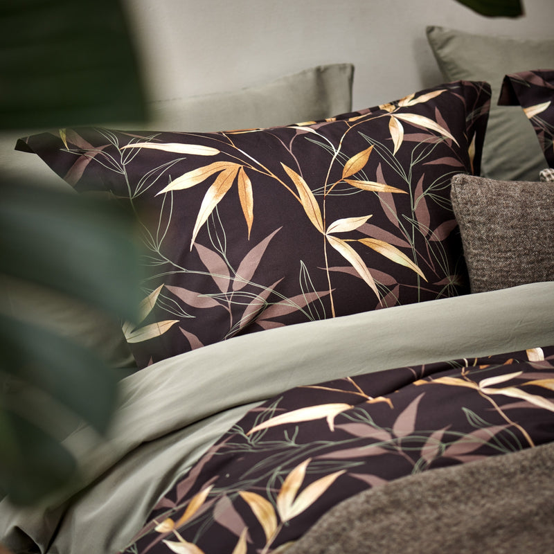 Vandyck ZEN GARDEN XL Dekbedovertrekset | Dark Chocolate