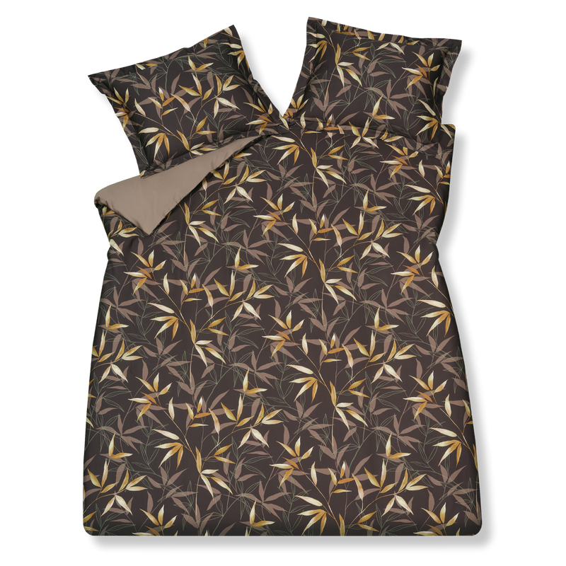 vandyck ZEN GARDEN XL dekbedovertrekset | dark chocolate