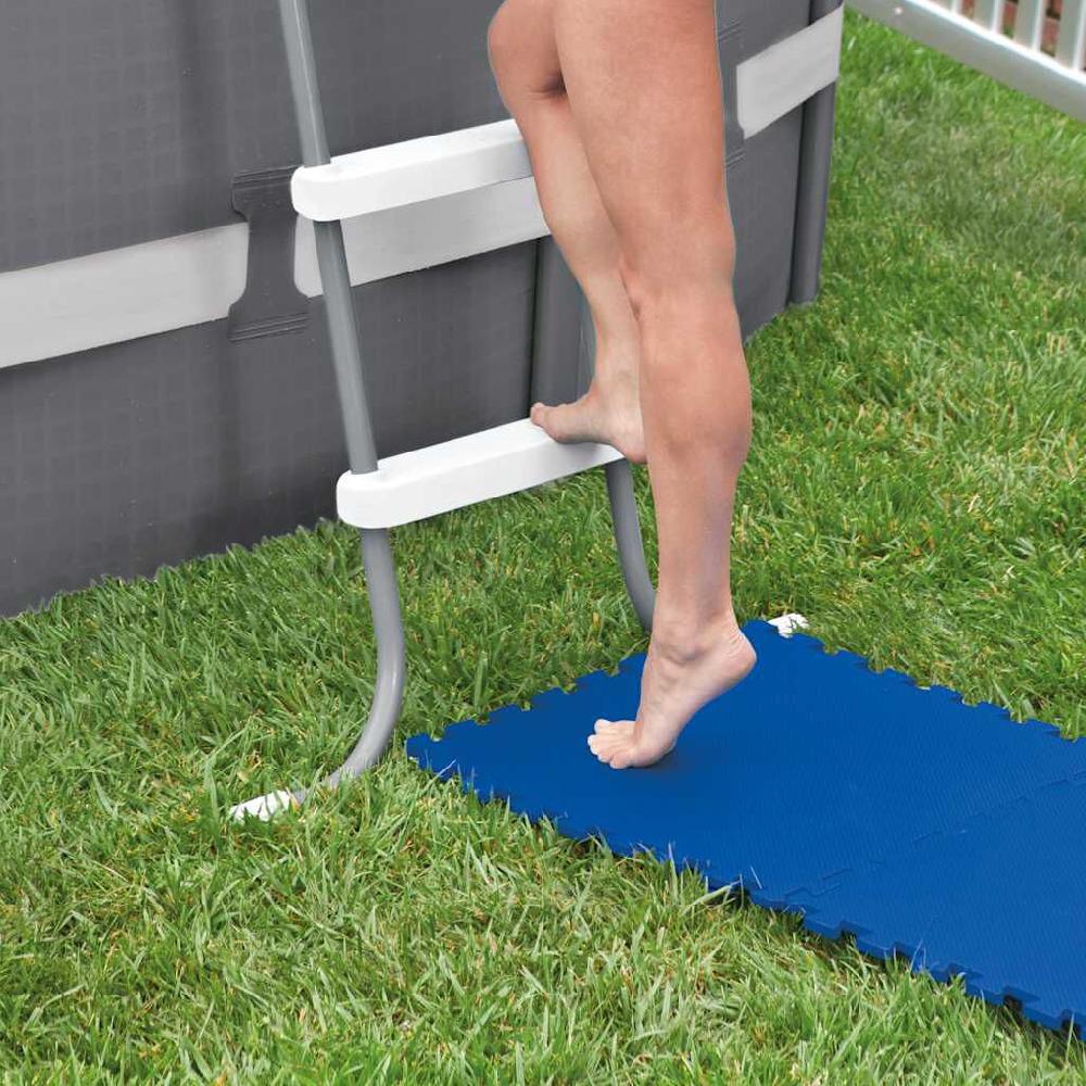 Vidaxl Intex Zwembadbodembeschermers 8 St 50x50 Cm Blauw