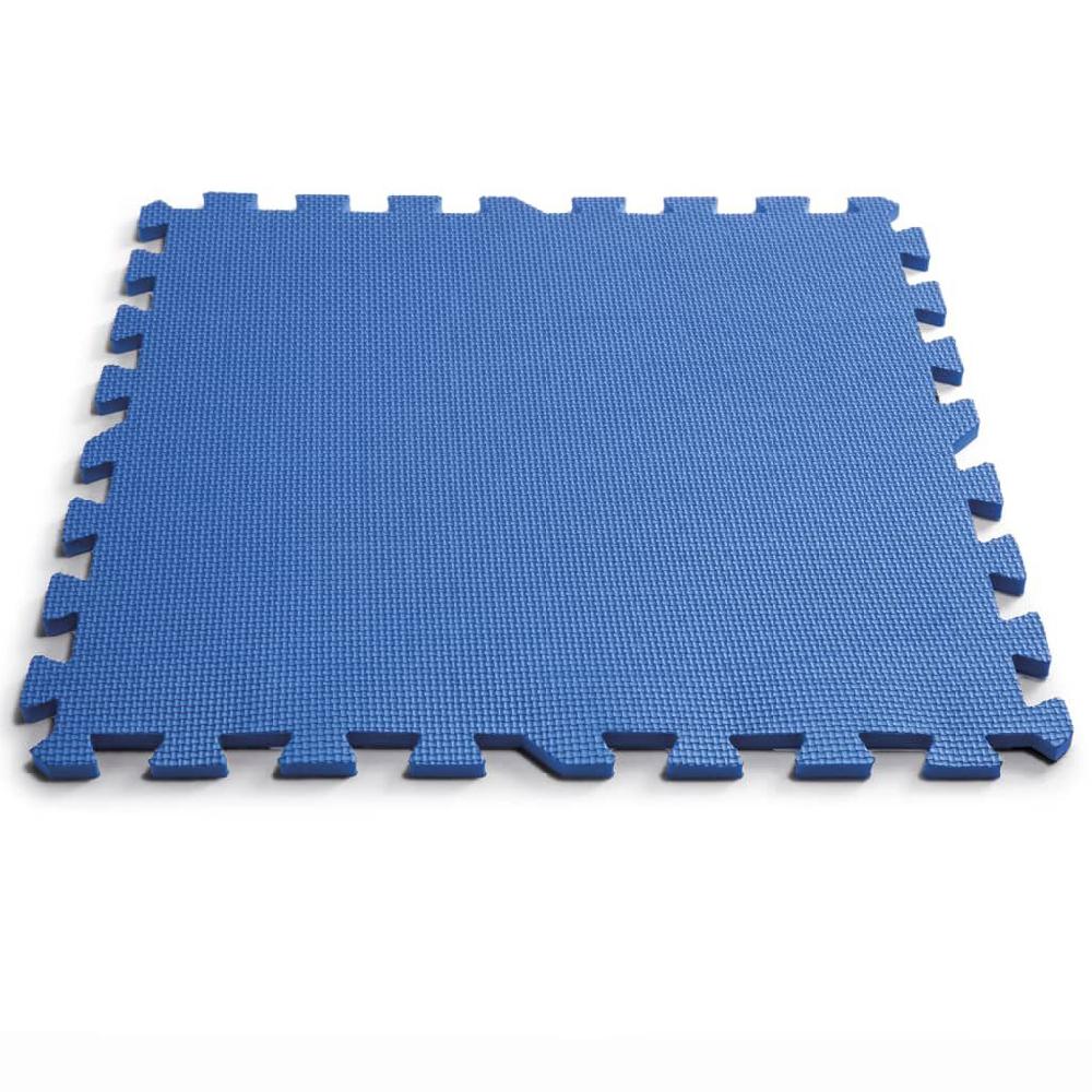 vidaxl Intex Zwembadbodembeschermers 8 st 50x50 cm blauw