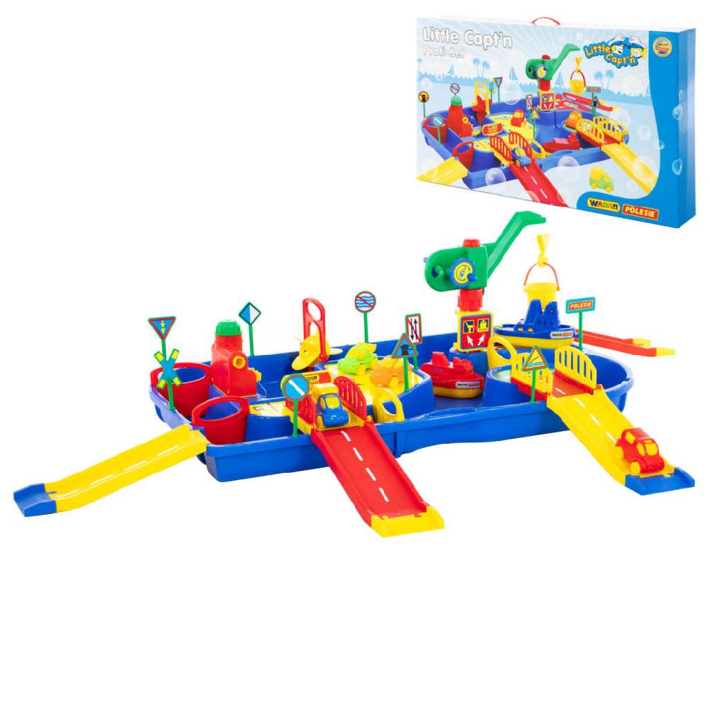 vidaxl Polesie Wader 9-delige Waterspeelset met opritten 152x92x35 cm PP