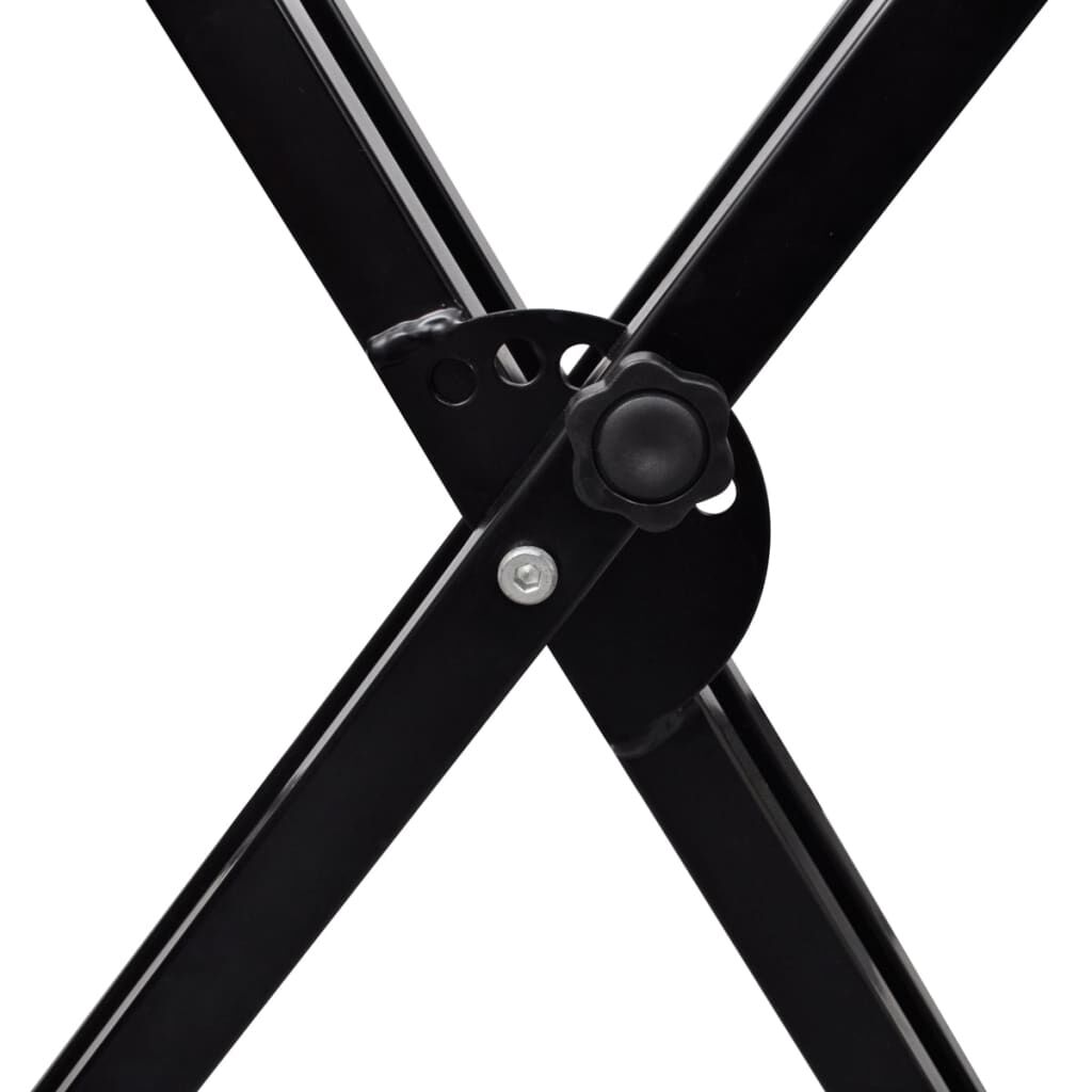 Vidaxl Verstelbare Keyboardstandaard Dubbel X-frame