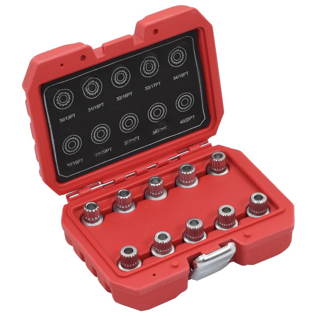 vidaxl vidaXL 10-delige Wielborgmoersleutelset voor BMW