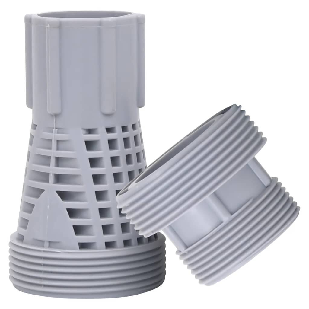 vidaxl vidaXL 2-delige Zwembadslangaansluitingen kunststof