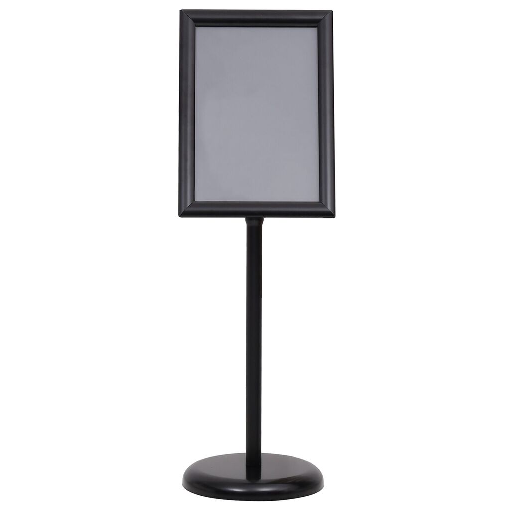 Vidaxl VidaXL A3 Pedestal Poster Stands 2 Stuks Zwart Aluminium Legering