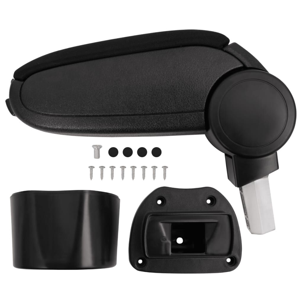 vidaxl vidaXL Armsteun 14 5x31 5x(30-48) cm ABS zwart