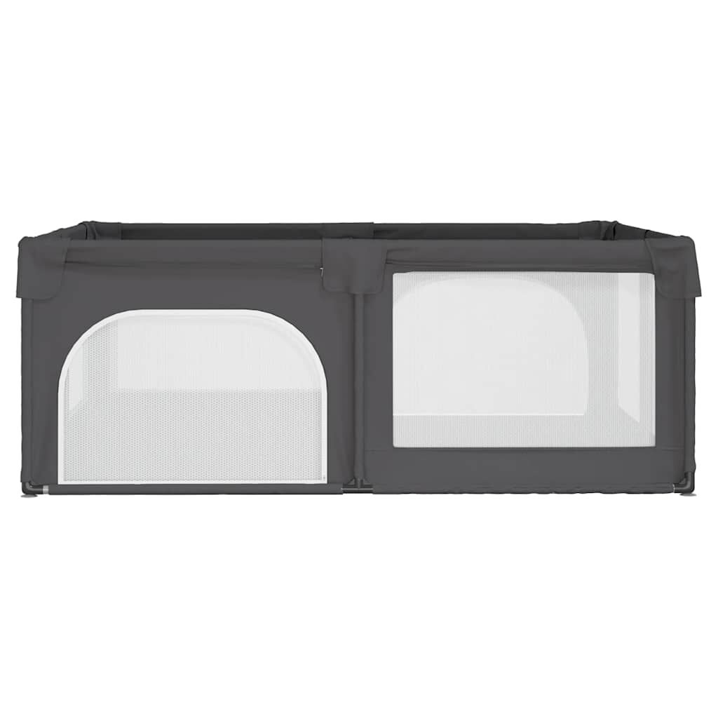 Vidaxl VidaXL Babybox Met 2 Deuren Oxford Stof Donkergrijs