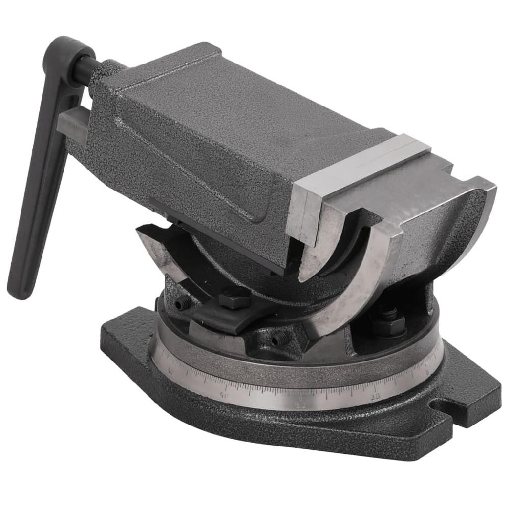 Vidaxl VidaXL Bankschroef Met 2 Assen Kantelbaar 100 Mm